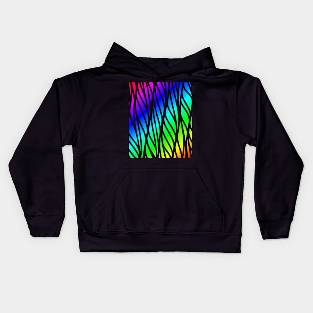 Psychedelic Black DNA Kids Hoodie by Psychadelics